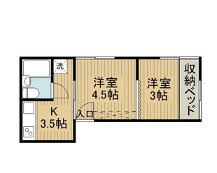 ベルディ河原の物件間取画像